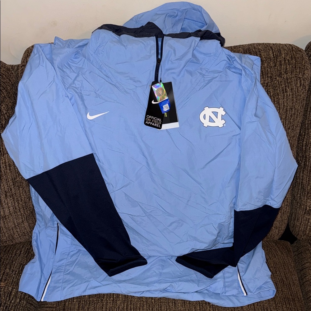 Nike UNC Sky Blue and Dark Blue Hooded Jacket